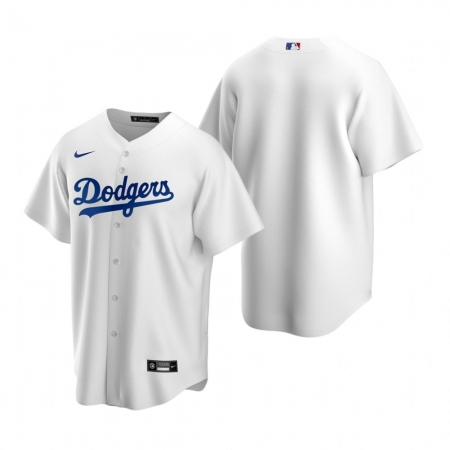 Men's Nike Los Angeles Dodgers Blank White Home Stitched Baseball Jersey