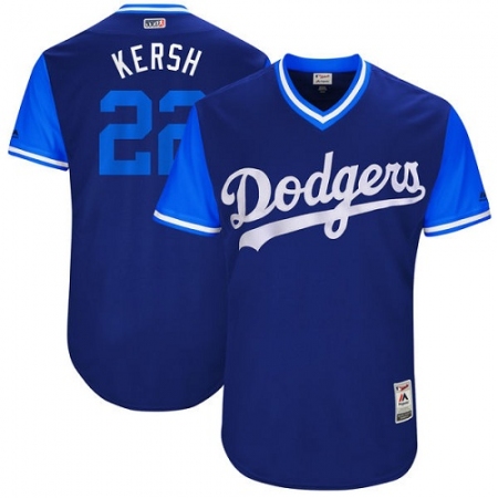 Men's Majestic Los Angeles Dodgers #22 Clayton Kershaw 